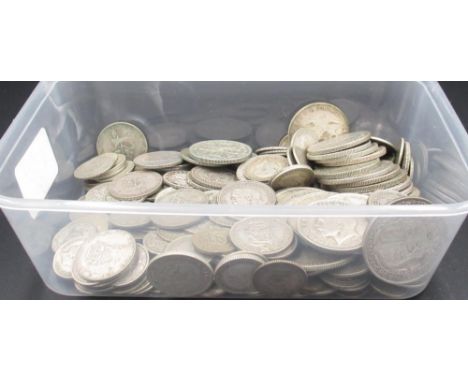 Collection of 1920-29 GB silver coins inc. florins, shillings, half-crowns, etc. (gross weight 30.06ozt) 