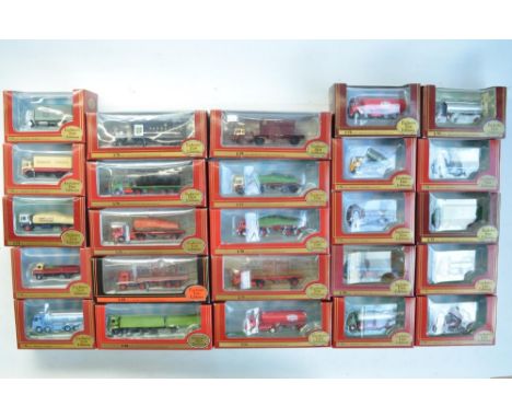 Twenty five 1/76 scale OO gauge boxed commercial vehicle models from Exclusive First Editions (EFE) to include tankers, drops