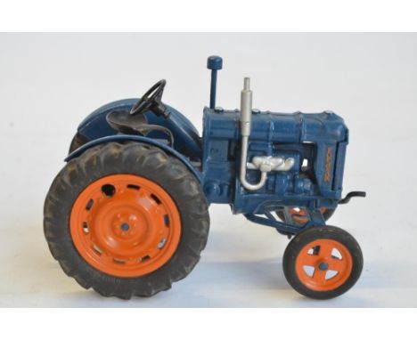 Vintage Chad Valley Fordson Major tractor model (steering function in need of attention). No box 