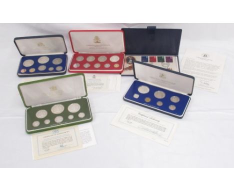 Franklin Mint - 1981 Proof Coinage of Barbados with COA, Republic of the Philippines 1980 Proof Set with COA, The 1981 Collec