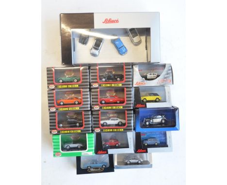 Fifteen boxed high quality diecast 1/87 scale OO gauge vehicle models from Brekina Starmada, Schuco, Ricko, Spark, Model Powe