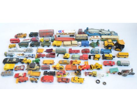 Collection of vintage car models to include a Marx tinplate clockwork Super 410 tinplate car (missing rear right side wheel, 