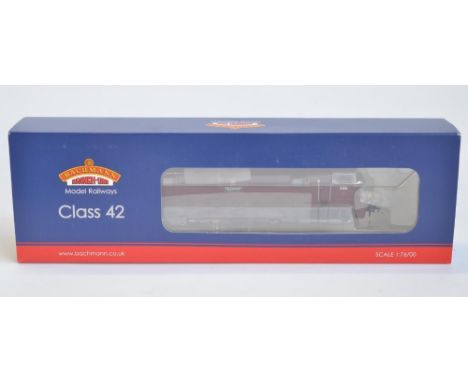 Bachmann OO gauge DCC On Board electric diesel locomotive model 32-050DC Class 42 Warship D809 "Champion" BR maroon livery in