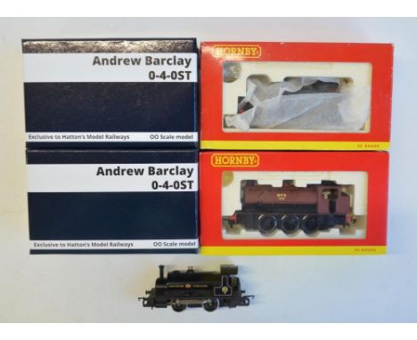Four boxed OO gauge electric steam train models to include Hornby R2740 WPR 0-6-0ST Loco 16 (model mint, no instructions, box