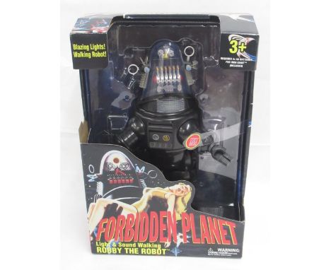 Forbidden Planet Light &amp; Sound Walking Robby the Robot by Goldlok, in original box which is in overall good condition, Ro