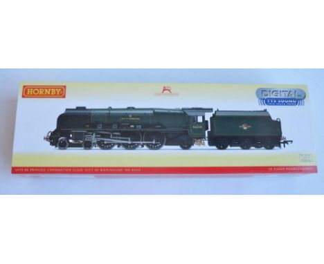 Hornby OO gauge Digital TTS Sound fitted R3509TTS Late BR 4-6-2 Princess Coronation Class "City Of Birmingham".  Model in min