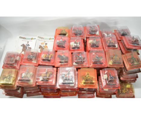 Near complete collection of Del Prado magazine with model Cavalry Of The Napoleonic Wars, issues 1-120 (magazines complete, m