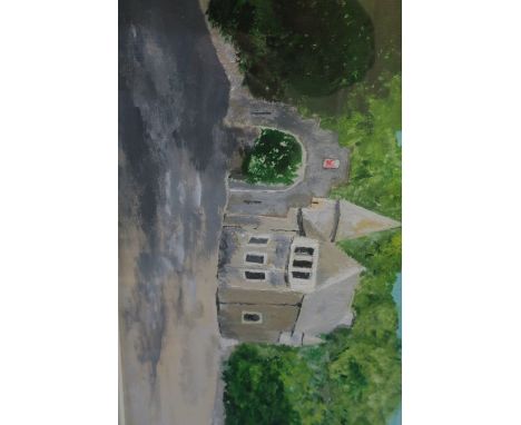 STANLEY HOLLINSHEADThe Gate LodgeOil on Canvas BoardSigned Lower Right38cm x 50cm