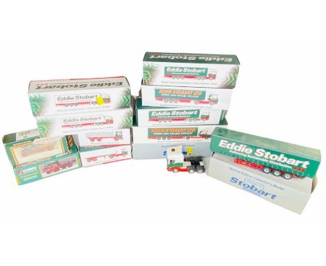 Quantity of Eddie Stobart Assorted Die Cast Models - Including Atlas / Corgi (some dusty)
