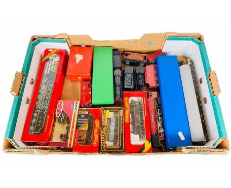 Tray containing OO Gauge Model Locomotives and Rolling Stock - Predominantly LMS - Most Boxed&nbsp;