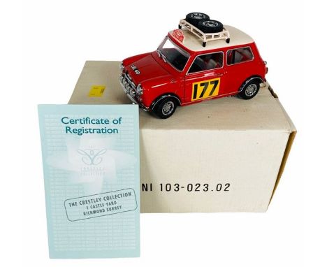 Kyosho Crestley Collection 1/18 Scale Mini Cooper Die Cast Car Model - Boxed&nbsp;