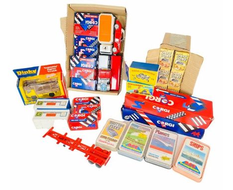 Qty of Corgi Circa 1985 Diecast, Top trumps cards &amp; further unboxed and Boxed Die Cast items&nbsp;