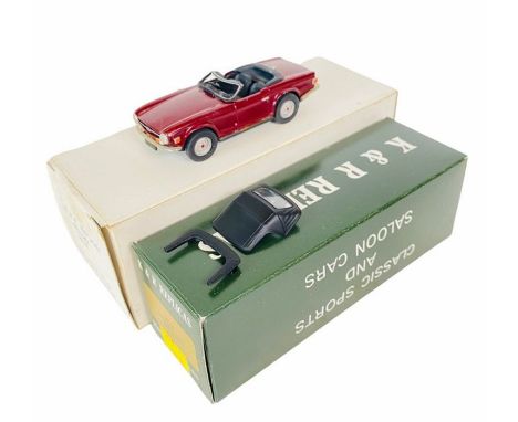 K &amp; R Models 1/43 Triumph TR6 Car - Some damage on this model. Boxed&nbsp;