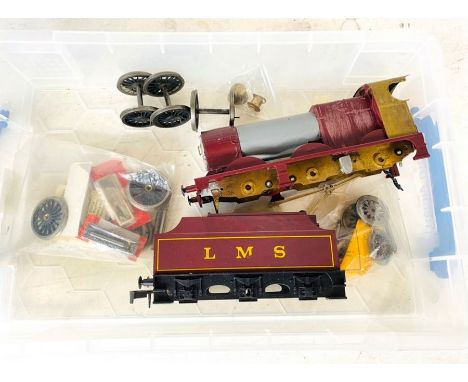 Lima O Gauge 4f LMS Locomotive - Part converted with brass chassis and cab detail etc - Unchecked&nbsp;(The Nigel Thornley Co