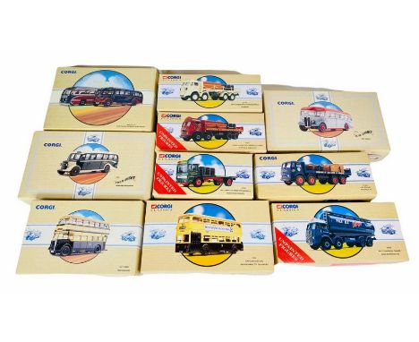 10x Corgi Classics / Commercials 1:50 Scale Die Cast Models - All Boxed&nbsp;