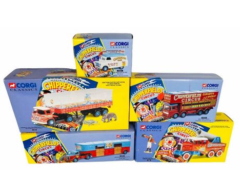 5x Corgi Classics 1:50 Scale 'Chipperfield's Circus' Die Cast Models - All Boxed&nbsp;