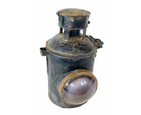 Original Railway Lamp - In unrestored ex service condition.&nbsp;