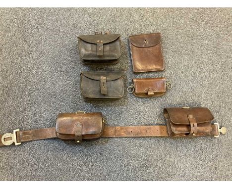 * Robin Hood Rifles. Victorian belt, the brass buckle for 'Robin Hood Rifles Nottingham' with the motto 'Evocatus Paratus' on