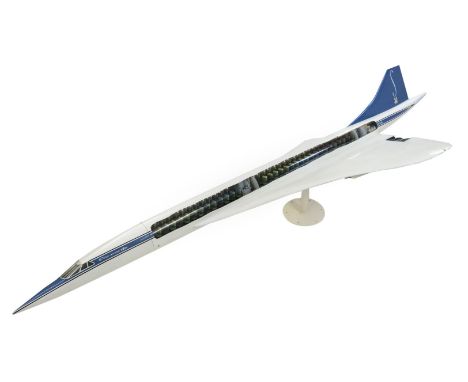 * Concorde. An exceptional Space Models static scale model of Concorde, in Belgian World Airlines 'Sabena' livery - reg. no. 