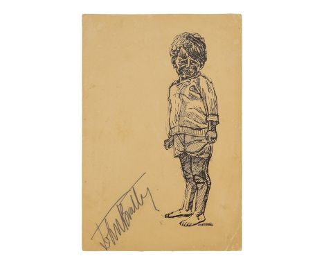 John Randall BRATBY (British 1928-1992) Young Boy Lithograph Signed in pencil, dated Feb '61 Unframed  23 x 15cm