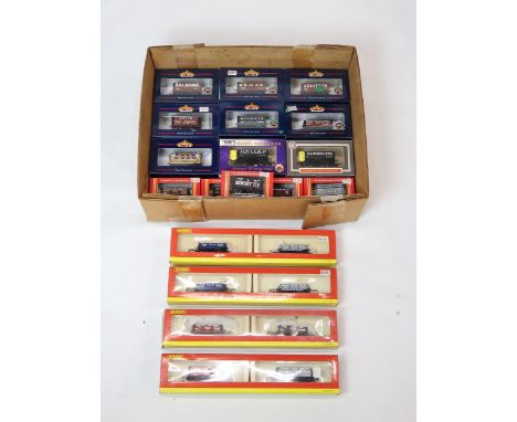 Boxed Hornby and Bachmann Branch Line 00-gauge model railway stock, together with a variety of tram modelling kits by Keil Cr
