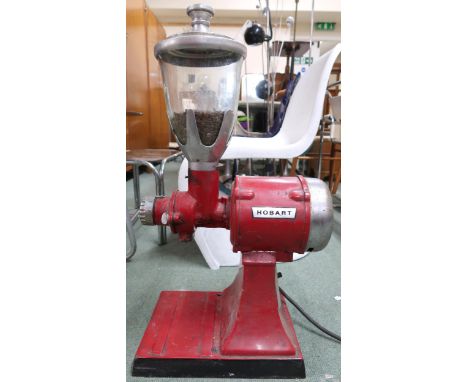 A 20th century Hobart electric coffee grinder, 75cm high Condition Report:Available upon request