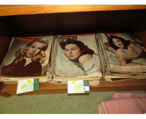 LATE 1940'S AND EARLY 1950'S PICTUREGOER MAGAZINES (ONE SHELF)