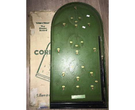 CORINTHIAN BAGATELLE BOARD VINTAGE ANTIQUE