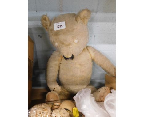 A Chad Valley plush jointed teddy bear. 