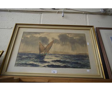 PRINT OF A SAILING SHIP