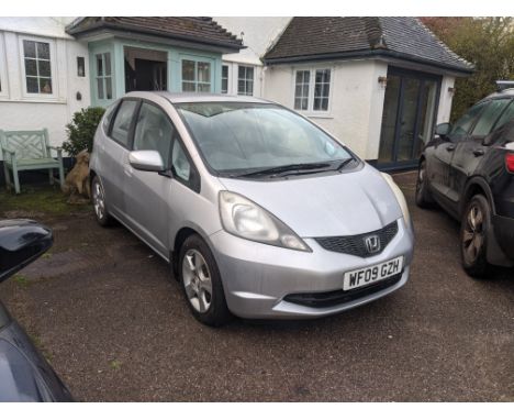 Honda Jazz 2009, 1339 cc Petrol, Manual, MOT Expires 17 December 2024, c. 37,523 miles, First Registered April 2009. Work don