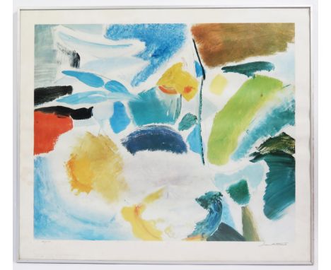 Ivon Hitchens (1893-1979), Daffodils, offset lithograph numbered 38/375 in black ink with blind stamp and 1 of 100 pencil sig