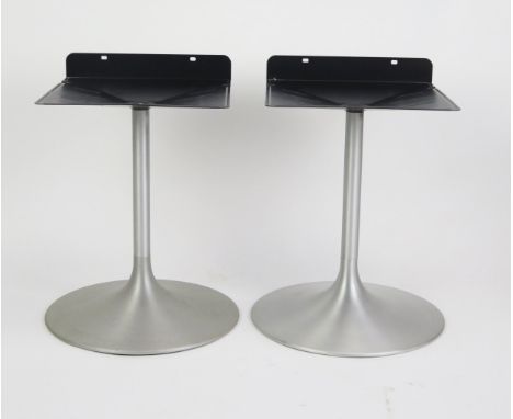 A Pair of Bang & Olufsen Beovox M70 Trumpet Speaker Stands, 37cm highProvenance _ see lot 1001 