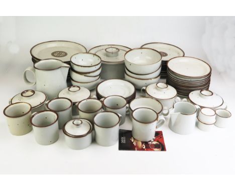 Dansk Generation Dinnerware Dinner Service including soup terrine and cover, soup bowls and covers, plates, bowls, water jug,