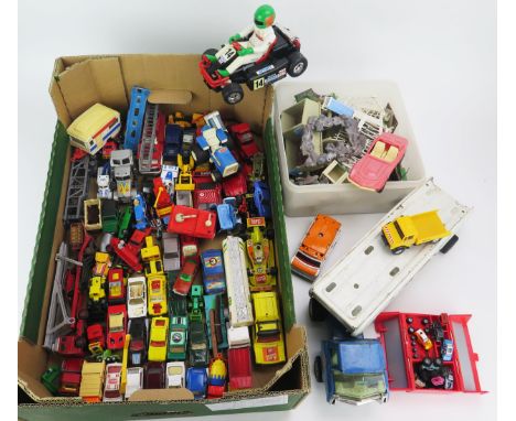 Collection of Playworn Diecast including Matchbox, Corgi, Tonka etc. 