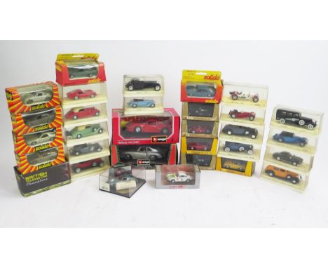 Brumm, Solido and Vitesse 1:43 Scale Model Collection including Porsche, Bentley, Ferrari, Aston Martin, Mercedes etc., boxed