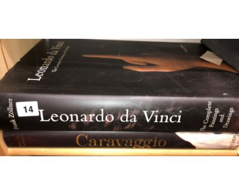 LEONARDO DA VINCI THE COMPLETE PAINTINGS AND DRAWINGS AND CARAVAGGIO THE COMPLETE WORKS BY TASCHEN 