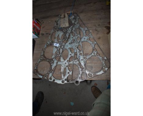 4 x Fordson Major 1957/1964 petrol engine head gaskets.