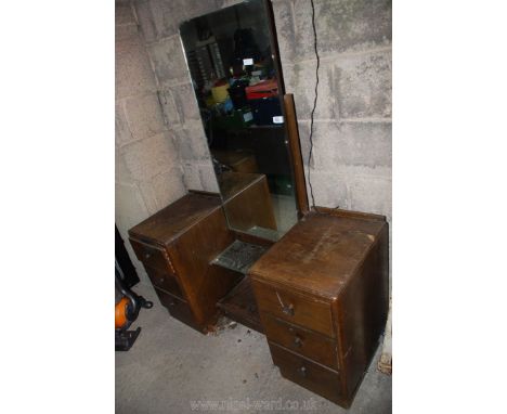 A dressing table with six drawers.