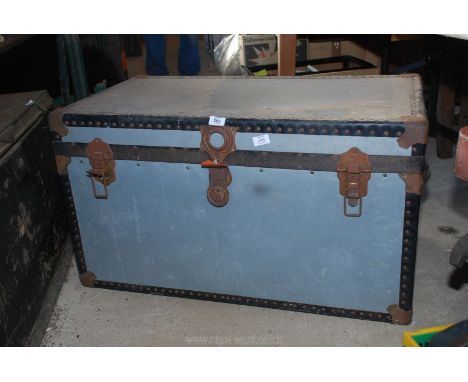 Large travel trunk 36'' long x 20'' square.