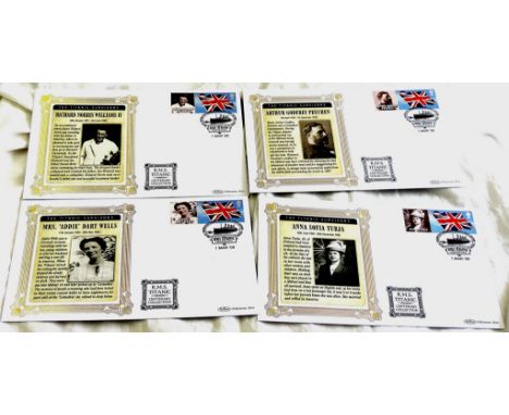 Great Britain - 2009 (1 Mar)  RMS Titanic  Centenary Collection.  Benham First Day Covers.