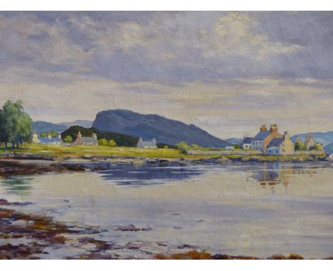 William Maxwell Reekie O.B.E. (1869-1948) The pilots cottage, Loch Cannon. Oil on canvas. signed and dated 1937 L/R. 75 x 44 