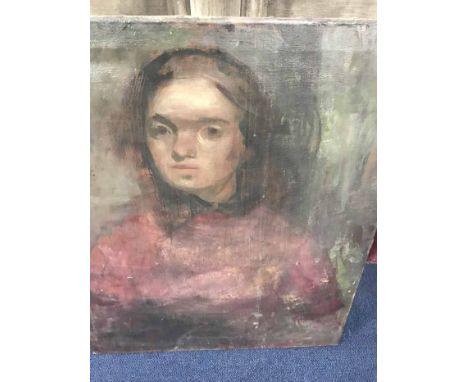 A LOT OF THREE ORIGINAL OILS DEPICTING VARIOUS PORTRAITS (3)to include two portraits of a young man, a portrait of a young wo