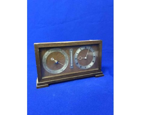 MANTEL CLOCK/BAROMETER, SIMPSON LAWRENCE LTD YACHT CLOCK/BAROMETER AND A SNOOKER SCORE BOARD (3) 
