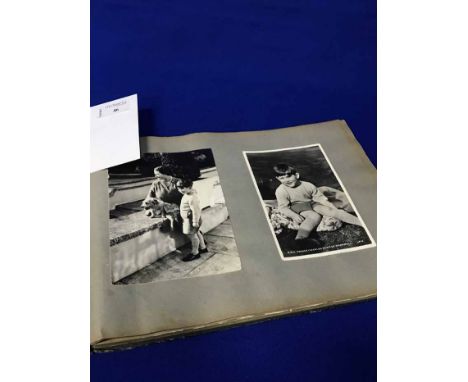 LOT OF EPHEMERAincluding a photograph signed by Kathryn Beaumont, personalised, with early 20th century Turkish photographs t