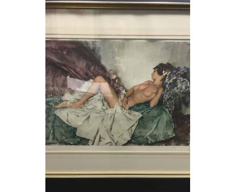 WILLIAM RUSSELL FLINT SIGNED PRINT, NUMBERED 617/850