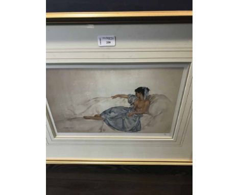 WILLIAM RUSSELL FLINT PRINT, NUMBERED 183/750