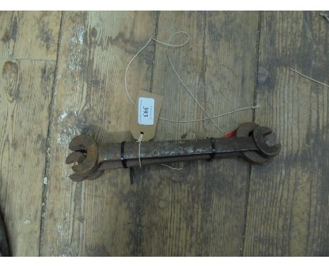 (x3) Large Massey Ferguson tractor spanners