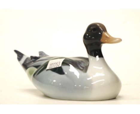 Royal Copenhagen duck figurine #119, width 16cm approx