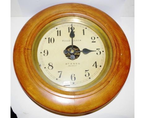 Bulle battery electric wall dial clock 40cm diameter.